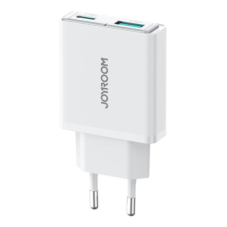 Ładowarka sieciowa Joyroom JR-TCF14 (A+C) Super Slim 20W (biały)
