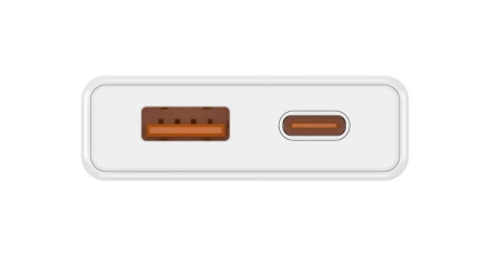 JELLICO ładowarka sieciowa EU57 PD 20W 1xUSB-C + 1xUSB QC3.0 + kabel USB-C - Lightning Biały