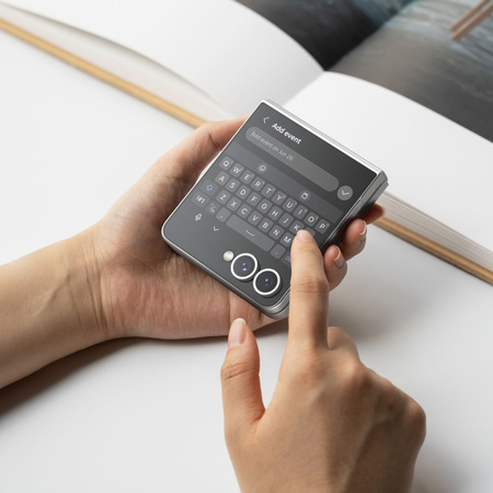 Szkło hartowane Ringke Cover Display Easy Slide 2-pack do Samsung Z Flip 7 - przezroczyste