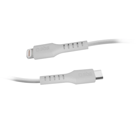 SBS TECABLELIGTC1W USB-C - Lightning Cable MFi Certified, 1m - White