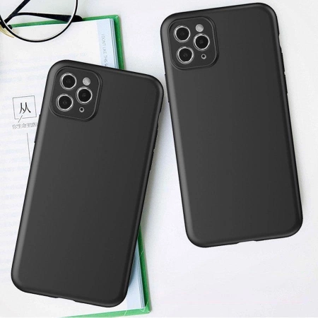 Soft Case Hülle für Samsung Galaxy A24 4G dünne Silikonhülle schwarz