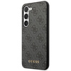 Guess 4G Metal Gold Logo Hülle für Samsung Galaxy S24+ - Schwarz