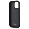 BMW M Perforated Tricolor Detail Line iPhone 16 Pro Max Case - Dark Gray