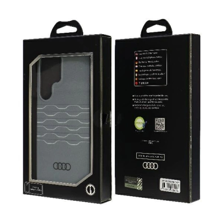 Audi IML Geometrisches Muster Case S24 Ultra S928 grau/grau Hardcase AU-IMLS24U-A6/D3-GY