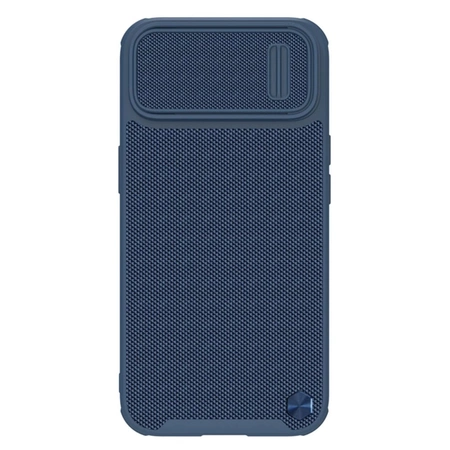 Nillkin Textured S Case etui iPhone 14 pancerny pokrowiec z osłoną na aparat niebieski