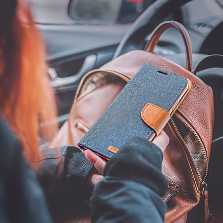 Kabura CANVAS Book do XIAOMI Redmi NOTE 13 5G granatowy