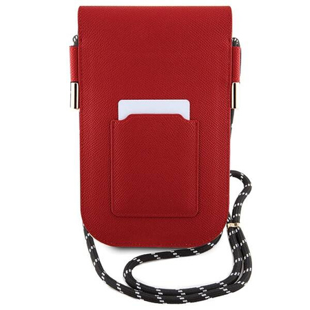 Hello Kitty Leather Hiding Kitty Cord bag - red