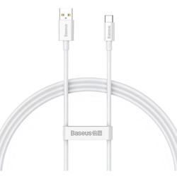 BASEUS kabel USB A do Typ C PD 100W 1m biały P10320102214-00