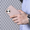 iCarer Litchi Premium Leather Case iPhone 14 Plus Magnetic Leather Case with MagSafe pink (WMI14220711-PK)