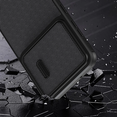 Nillkin Textured S Case for Samsung Galaxy S23, armored cover with camera cover, black
