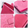 Kabura MEZZO Book do IPHONE 15 łapacz snów magenta