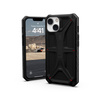 UAG Monarch - Schutzhülle für iPhone 14 Plus kompatibel mit MagSafe (Kevlar-Schwarz)