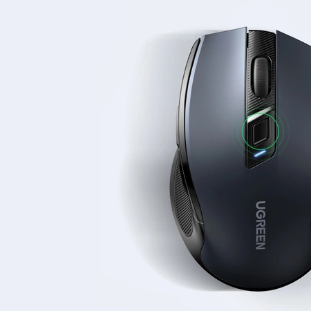 Ugreen optyczna mysz bezprzewodowa USB 2.4GHz 4000 DPI czarny (MU006)