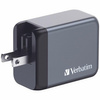 Verbatim Ładowarka sieciowa GaN 65W 2xUSB-C/USB-A + Adapter EU/UK/US GNC-65 32201