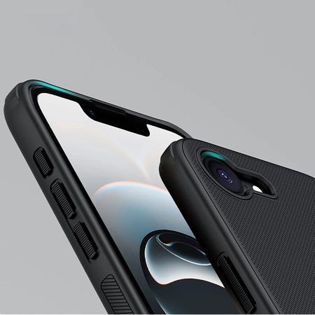 Nillkin Super Frosted Shield Pro Magnetisches Case für iPhone 16e - Schwarz