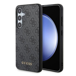 Oryginalne Etui GUESS hardcase 4G Metal Gold Logo GUOHCSA35G4GFGR do Samsung Galaxy A35 czarny