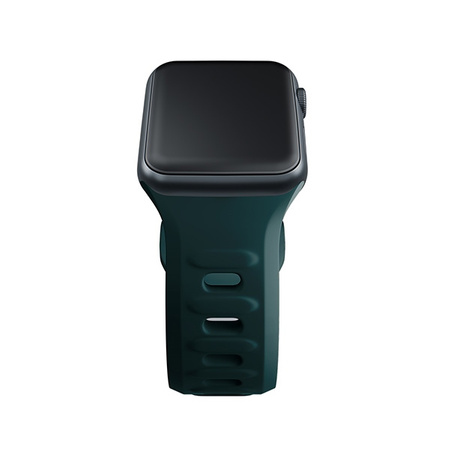 3MK Silicone Watch Strap zielony/ evergreen dla Apple Watch 42/44/45/49mm