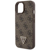 Oryginalne Etui APPLE IPHONE 15 PLUS Guess Hardcase Crossbody 4G Metal Logo (GUHCP15MP4TDSCPW) brązowe