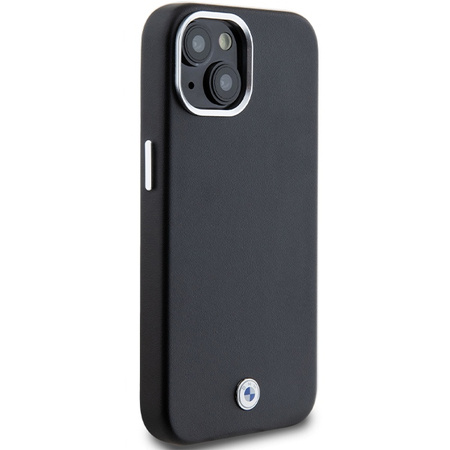 BMW BMHMP15S23PUFWK iPhone 15 / 14 / 13 6.1"czarny/black Signature Wrapped Metal MagSafe