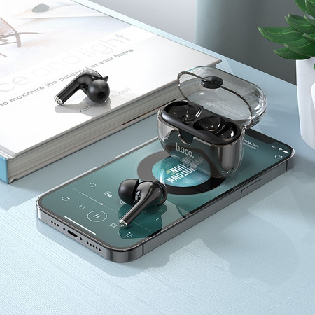 HOCO słuchawki bezprzewodowe / bluetooth stereo TWS EW22 Cantane True ENC (redukca szumów) czarne
