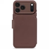 Decoded Leather Detachable Wallet Case with MagSafe for iPhone 17 Pro - Brown