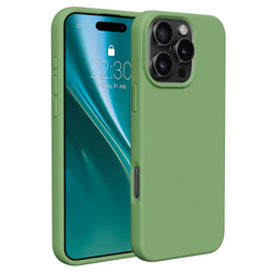 Nakładka Etteri Silicone Case do iPhone 16 Pro 6,3" jasnozielona