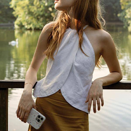 Etui UNIQ Coehl Prairie na iPhone 15 Pro - beżowe