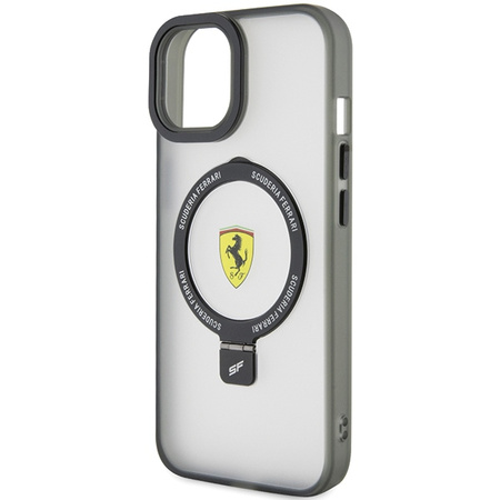 Ferrari FEHMP15SUSCAK iPhone 15 6.1" black/black hardcase Ring Stand 2023 Collection MagSafe