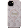 Oryginalne Etui GUESS Hardcase GUHMP15SG4GFRP do iPhone 15 (Kompatybilny z Magsafe / 4G Ring classic logo / różowy)