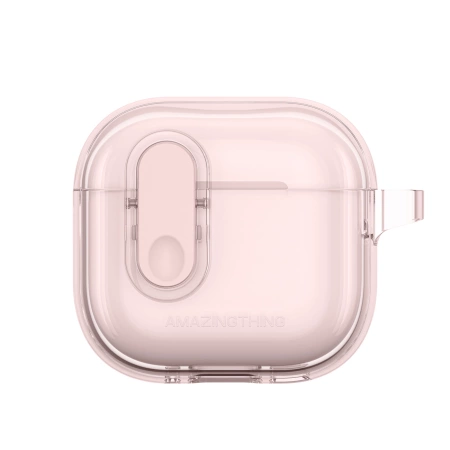 Etui AMAZINGTHING Minimal Case do AirPods 4 – różowe