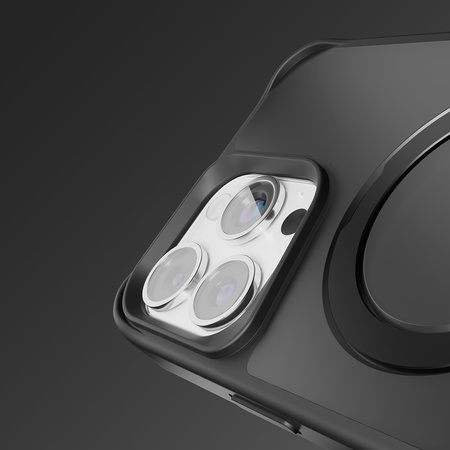 Nakładka Etteri Matt Mag Ring do iPhone 15 Pro Max 6,7" czarna
