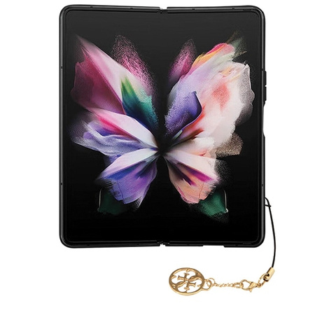 Oryginalne Etui SAMSUNG GALAXY Z FOLD 5 Guess Hardcase 4G Charms Collection (GUHCZFD5GF4GBR) brązowe