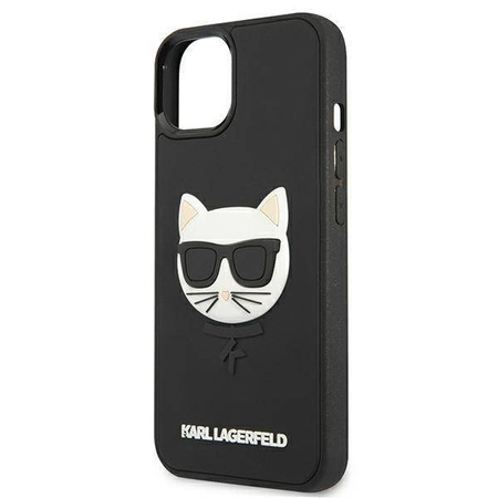 Karl Lagerfeld KLHCP13SCH3DBK 13 mini 5,4 &quot;schwarz / schwarzes Hardcase 3D Rubber Choupette