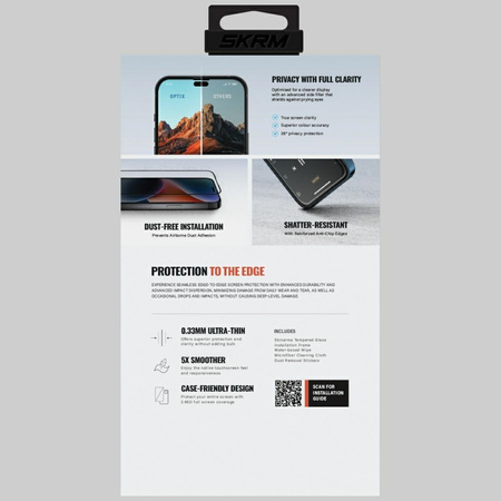 Szkło hartowane Skinarma Privacy do      iPhone 17 prywatyzujące