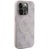 Oryginalne Etui GUESS Hardcase GUHMP14XG4GFRP do iPhone 14 Pro Max (Kompatybilny z Magsafe / 4G Ring classic logo / różowy)