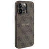 Oryginalne Etui GUESS Hardcase GUHMP14LG4GFRW do iPhone 14 Pro (Kompatybilny z Magsafe / 4G Ring classic logo / brązowy)