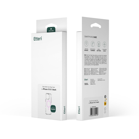 Nakładka Etteri Color Mag do iPhone 16 Plus 6,7" różowa