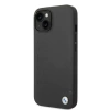 Original Case IPHONE 14 PLUS BMW Leather Stamp MagSafe (BMHMP14MSLLBK) black