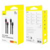 Kabel Baseus Cafule USB-C / USB-C 100W 2 m - czerwono-czarny i czarno-szary (2 szt.)
