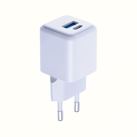 Accessories -3mk Hyper GaN Charger 20W QC4+ PD PPS USB 1A1C White EU