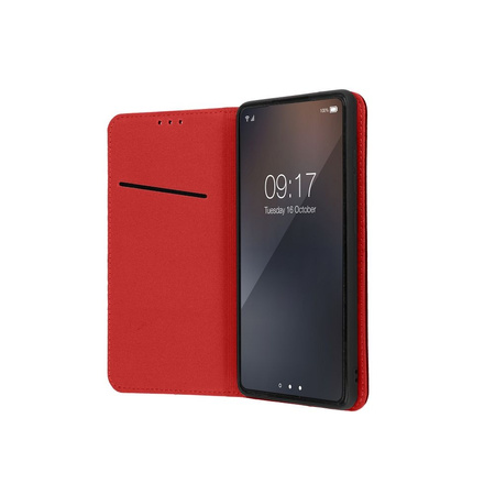 Kabura skórzana SMART PRO do IPHONE 15 bordowy
