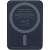 Guess powerbank indukcyjny 15W GUPBM5ALGSGK 5000mAh czarny MagSafe Metal Script Logo