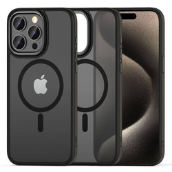 Etui APPLE IPHONE 15 PRO MAX Tech-Protect Magmat "2" MagSafe Matte czarne