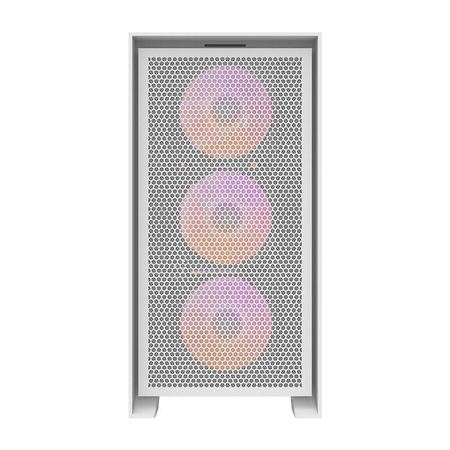Obudowa komputerowa Darkflash DRX70 MESH (biała) + 4 wentylatory RGB