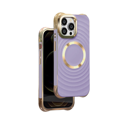 Nakładka Circle Glam Mag do iPhone 13 Pro 6,1" fioletowa