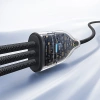 Kabel 3w1 Baseus Flash Series 3 100W USB-C - USB-C+USB-C+Lightning 1,5m + 3 x 0,25 m - czarny