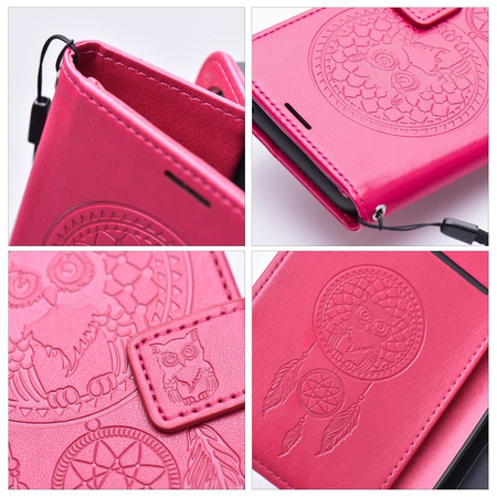 Kabura MEZZO Book do IPHONE 17 Pro Max łapacz snów magenta