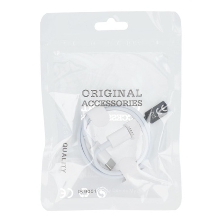 Kabel Typ C do Typ C 2.0 HD23 2A 1m biały
