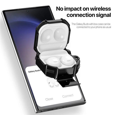 Dux Ducis SECG Hülle für Samsung Galaxy Buds Live / Buds Pro / Buds 2 / Buds 2 Pro - Schwarz