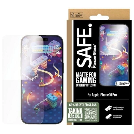 SAFE by PanzerGlass iPhone 16 Pro 6,3&quot; Gaming-Displayschutz Ultra-Wide Fit SAFE95887